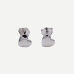 Amore Zilveren hartjes Oorbellen Studs