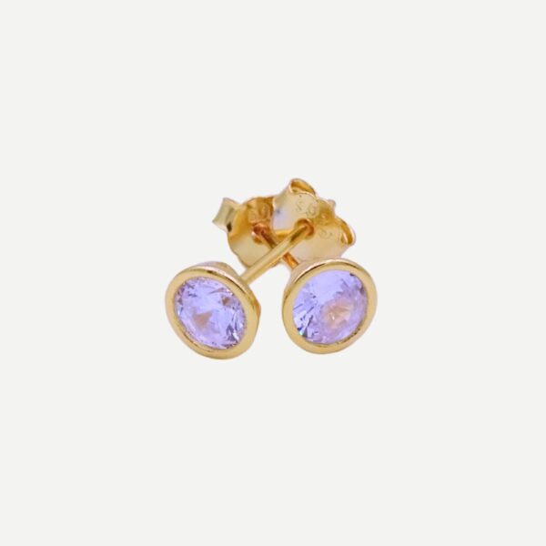Angel Gouden Studs rond Oorbellen