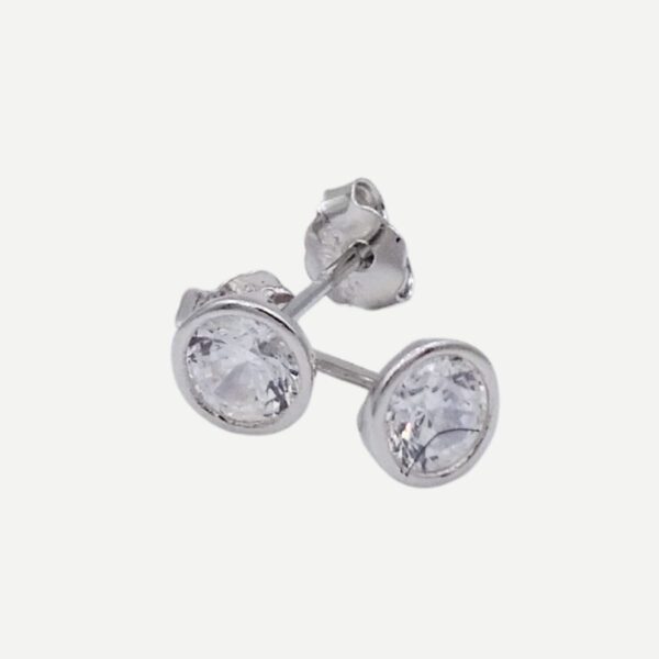 Angel Zilveren Oorbellen Studs knopjes