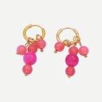 Berry Roze Oorbellen Trendy 2025