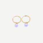 Charm Gouden Oorbellen Parel