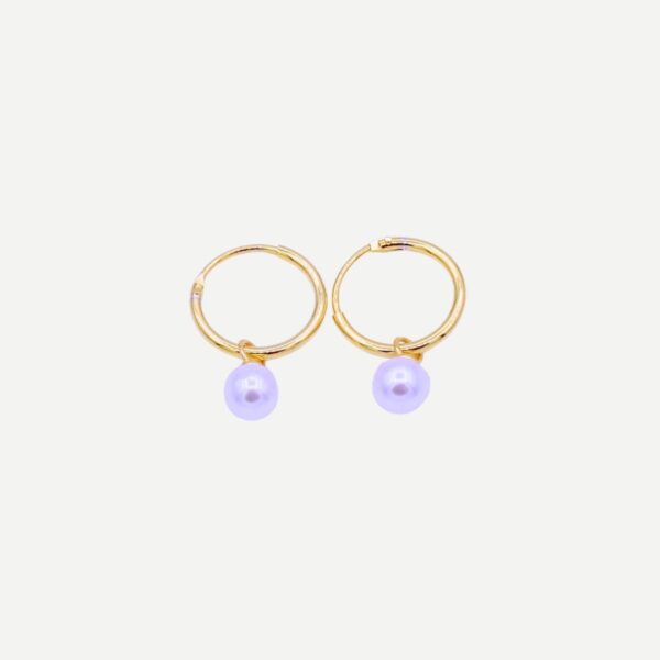 Charm Gouden Oorbellen Parel