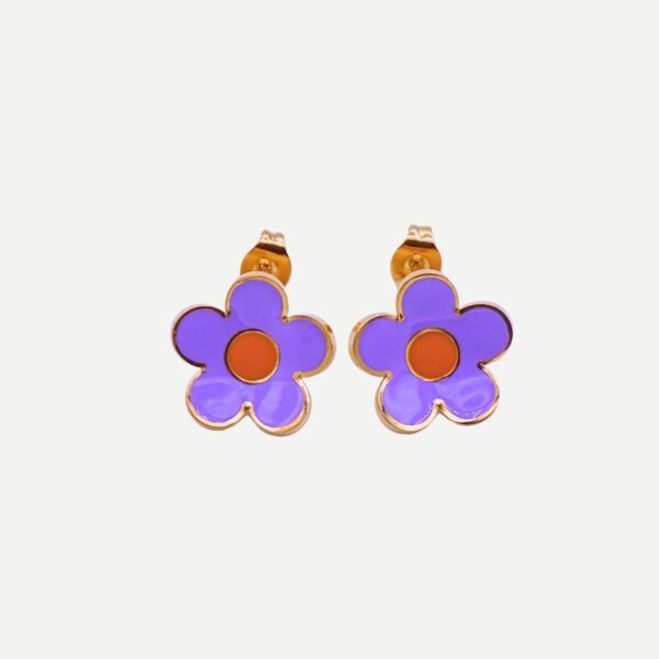Daisy Purple Gouden Bloemen Knopjes 2025