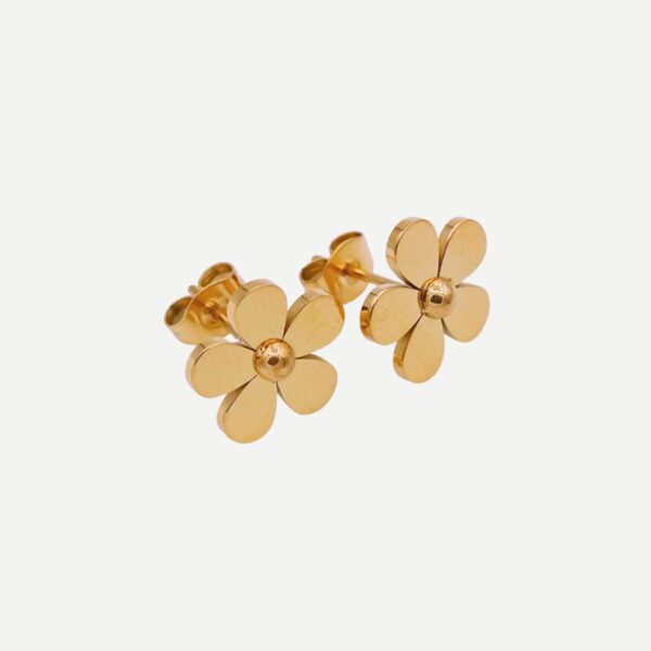 Lily Gouden Bloem Studs