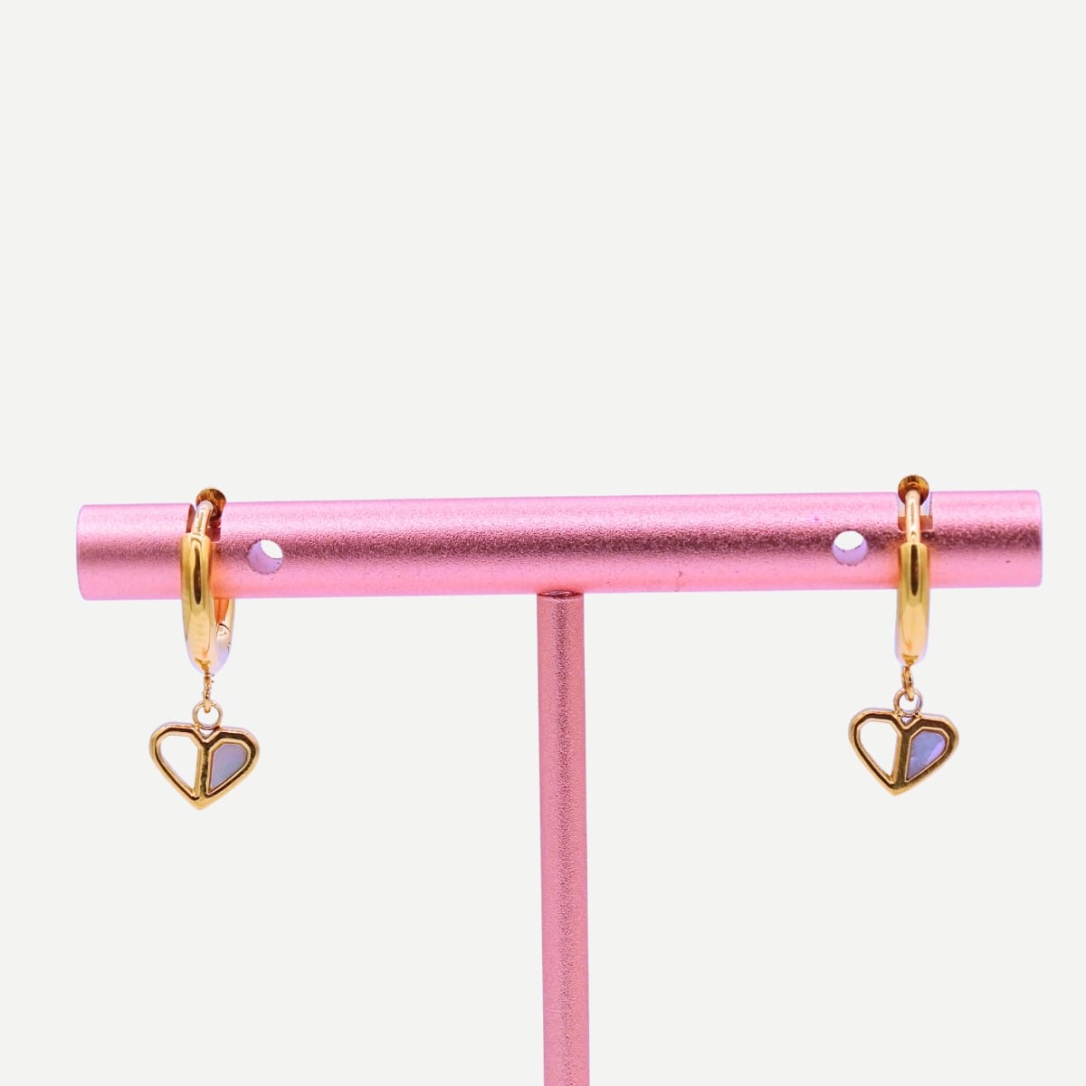 Luna Amor Gouden Hartjes Oorbellen 2025 Stainless Steel