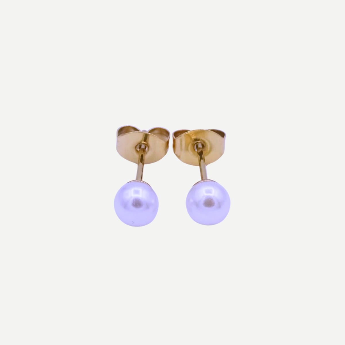 Pearl Studs Parel knopjes 5 mm 2025 Stainless Steel