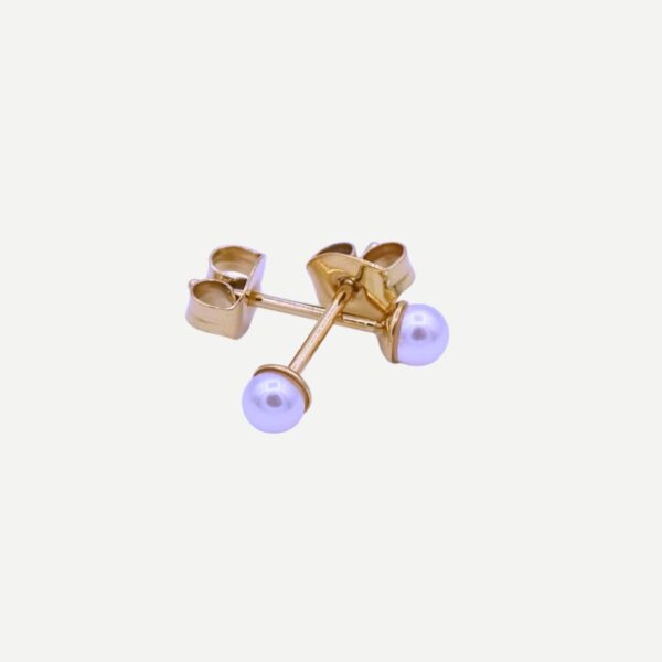 Pearl knopjes parel knopjes 3mm 2025 Stainless Steel