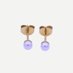 Pearl knopjes parel knopjes 4mm 2025 Stainless Steel