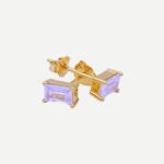 Queen Gouden Oorbellen Studs