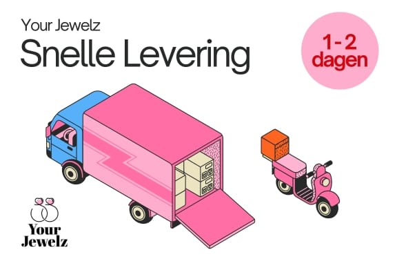 Snelle Levering binnen 1 tot 2 werkdagen bij Your Jewelz