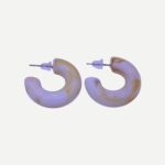 Candy Oorbellen Caramel Swirl Acryl Chunky Hoops 2025