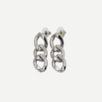 Chain Oorbellen Zilveren Schakel Statement Hangers Oorbellen 2025