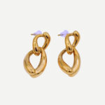 Oval Gouden Oorbellen stijlvolle goudkleurige ovalen met luxe uitstraling